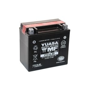 Batterie moto YUASA   YTX14L-BS / 12v  12ah