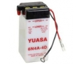 Batterie moto YUASA   6N4A-4D / 6v  4ah