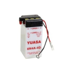 Batterie moto YUASA   6N4A-4D / 6v  4ah