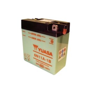 Batterie moto YUASA   6N11A-1B / 6v  11ah