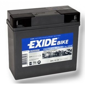 Batterie scooter EXIDE GEL12-19 / 12v 19ah