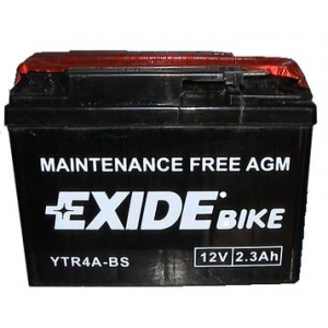 Batterie scooter EXIDE YTR4A-BS / 12v 2.3ah