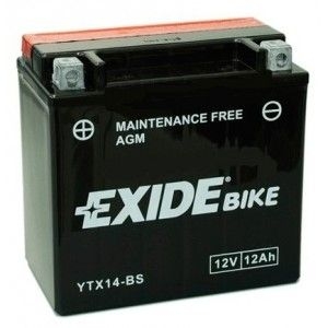 Batterie scooter EXIDE YTX14-BS / 12v 12ah