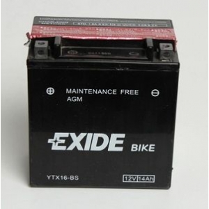 Batterie scooter EXIDE YTX16-BS / 12v 14ah