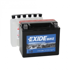 Batterie moto EXIDE YTX12-BS / 12v 10ah