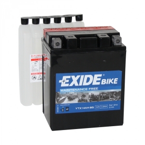 Batterie moto EXIDE YTX14AH-BS / 12v 12ah