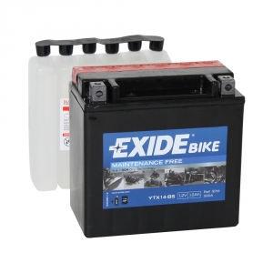 Batterie moto EXIDE YTX14-BS / 12v 12ah