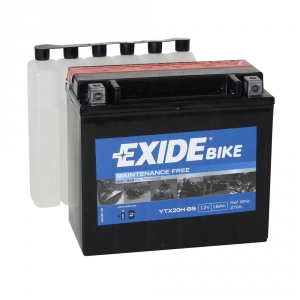 Batterie moto EXIDE YTX20H-BS / 12v 18ah