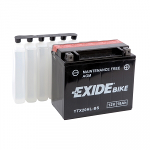 Batterie moto EXIDE YTX20HL-BS / 12v 18ah