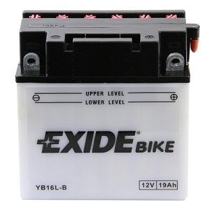 Batterie quad EXIDE YB16L-B / 12v 19ah