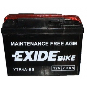 Batterie quad EXIDE YTR4A-BS / 12v 2.3ah