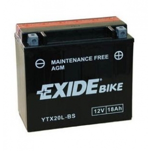 Batterie quad EXIDE YTX20LBS / 12v 18ah