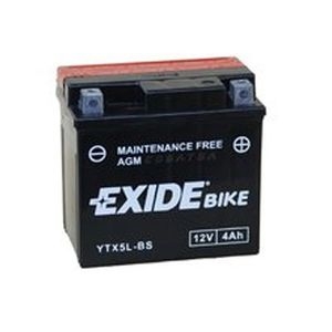 Batterie quad EXIDE YTX5L-BS / 12v 4ah