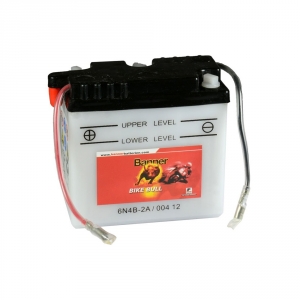 Batterie moto BANNER 6N4B-2A / 6v 4ah