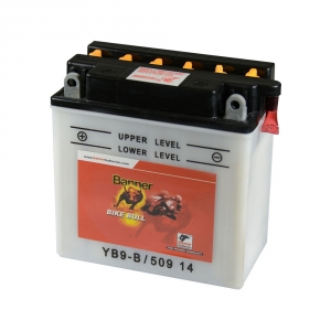 Batterie moto BANNER YB9-B / 12v 9ah