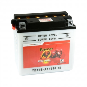 Batterie moto BANNER YB16B-A1 / 12v 16ah