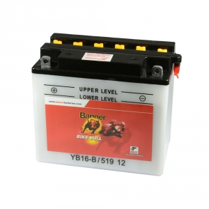 Batterie moto BANNER YB16-B / 12v 19ah