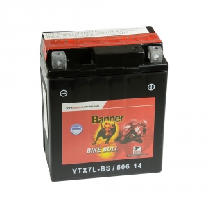 Batterie moto BANNER YTX7L-BS / 12v 6ah
