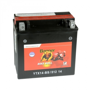 Batterie moto BANNER YTX14-BS / 12v 12ah