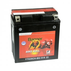 Batterie moto BANNER YTX20CH-BS / 12v 18ah