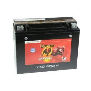 Batterie moto BANNER YTX50L-BS / 12v 22ah