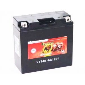 Batterie quad BANNER YT14B-4 / 12v 12ah