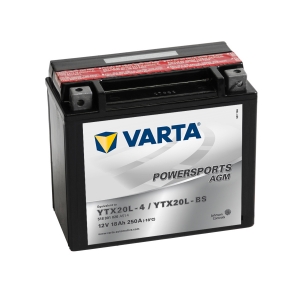 Batterie moto VARTA YTX20L-BS / 12v 18ah