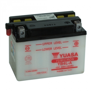 Batterie moto YUASA  YB4L-A / 12v  4ah