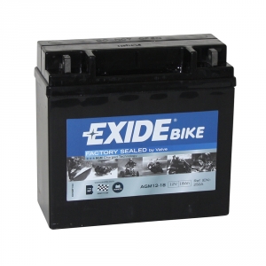 Batterie moto EXIDE AGM12-18 12V 18ah 190A