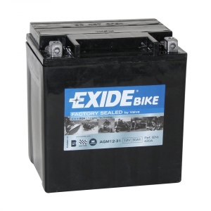 Batterie moto EXIDE AGM12-31 12V 30ah 380A