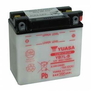 Batterie moto YUASA   YB7L-B / 12v  7ah