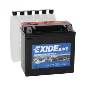 Batterie moto EXIDE YTX14L-BS / 12v 12ah