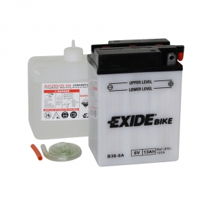 Batterie moto EXIDE B38-6A / 6v 13ah 