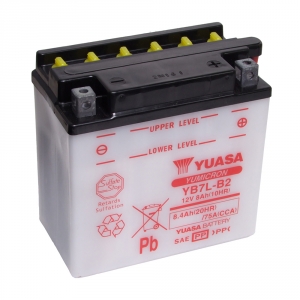 Batterie moto YUASA   YB7L-B2 / 12v 8ah