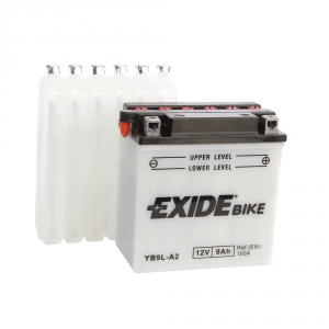 Batterie moto EXIDE YB9L-A2 / 12v 9ah